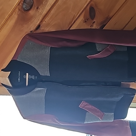 Lord & Taylor Colorblock Bomber Jacket - Picture 2 of 10